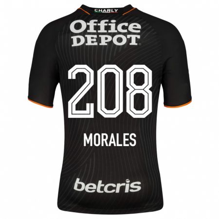 Kandiny Homme Maillot Erik Morales #208 Noir Tenues Extérieur 2023/24 T-Shirt