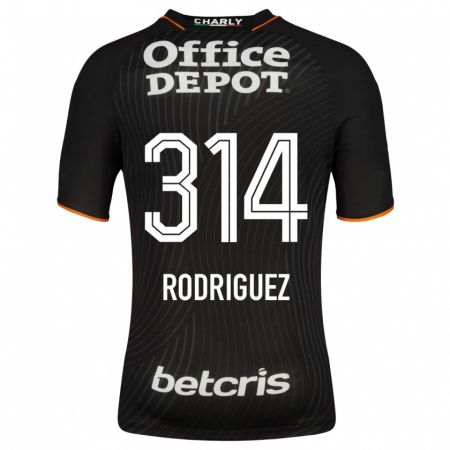 Kandiny Homme Maillot Alan Rodríguez #314 Noir Tenues Extérieur 2023/24 T-Shirt