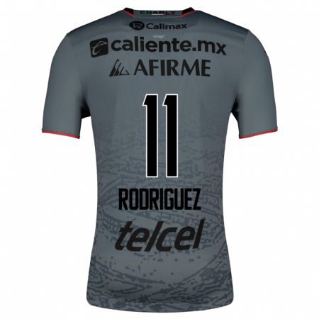 Kandiny Homme Maillot Lucas Rodríguez #11 Gris Tenues Extérieur 2023/24 T-Shirt