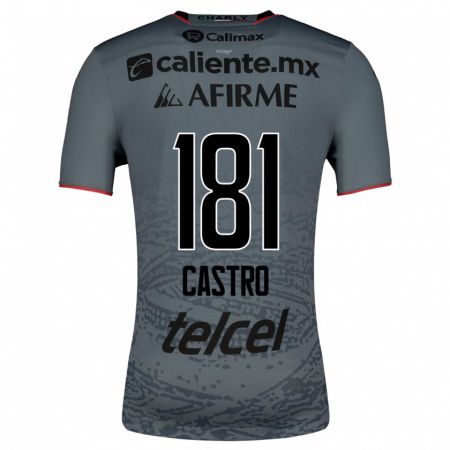 Kandiny Homme Maillot José Castro #181 Gris Tenues Extérieur 2023/24 T-Shirt