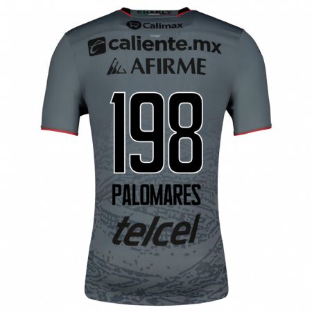 Kandiny Homme Maillot Ramón Palomares #198 Gris Tenues Extérieur 2023/24 T-Shirt