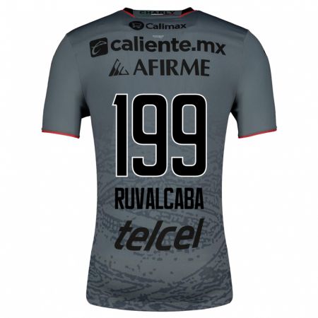 Kandiny Homme Maillot Ignacio Ruvalcaba #199 Gris Tenues Extérieur 2023/24 T-Shirt