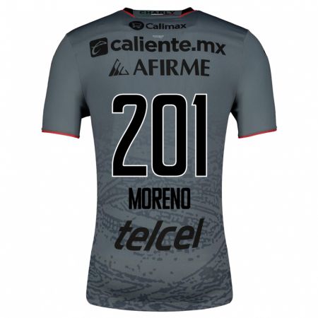 Kandiny Homme Maillot Jesús Moreno #201 Gris Tenues Extérieur 2023/24 T-Shirt