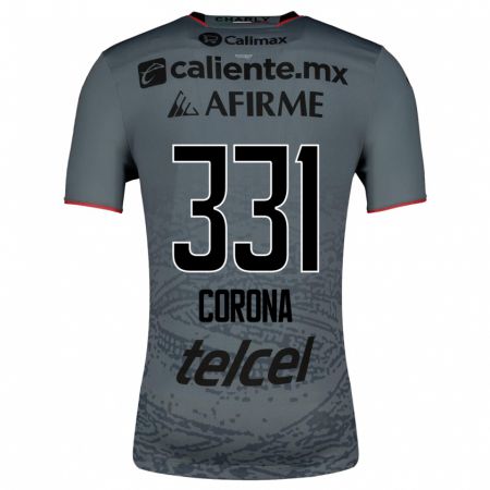 Kandiny Homme Maillot José Corona #331 Gris Tenues Extérieur 2023/24 T-Shirt
