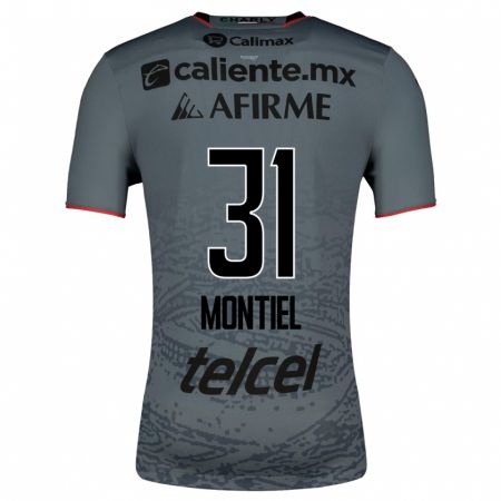Kandiny Homme Maillot Abril Montiel #31 Gris Tenues Extérieur 2023/24 T-Shirt
