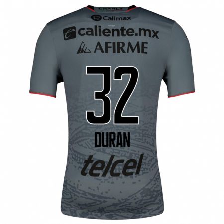 Kandiny Homme Maillot Ailed Duran #32 Gris Tenues Extérieur 2023/24 T-Shirt