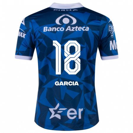 Kandiny Homme Maillot Luis García #18 Bleu Tenues Extérieur 2023/24 T-Shirt