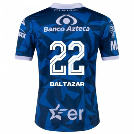 Kandiny Homme Maillot Carlos Baltazar #22 Bleu Tenues Extérieur 2023/24 T-Shirt