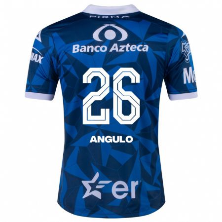 Kandiny Homme Maillot Brayan Angulo #26 Bleu Tenues Extérieur 2023/24 T-Shirt