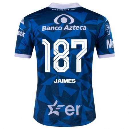 Kandiny Homme Maillot Tristhan Jaimes #187 Bleu Tenues Extérieur 2023/24 T-Shirt