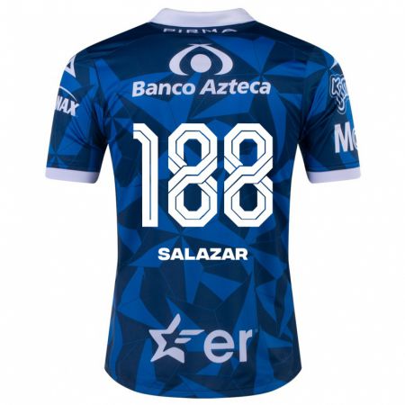 Kandiny Homme Maillot Ronaldo Salazar #188 Bleu Tenues Extérieur 2023/24 T-Shirt