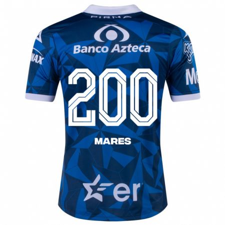 Kandiny Homme Maillot Cristian Mares #200 Bleu Tenues Extérieur 2023/24 T-Shirt