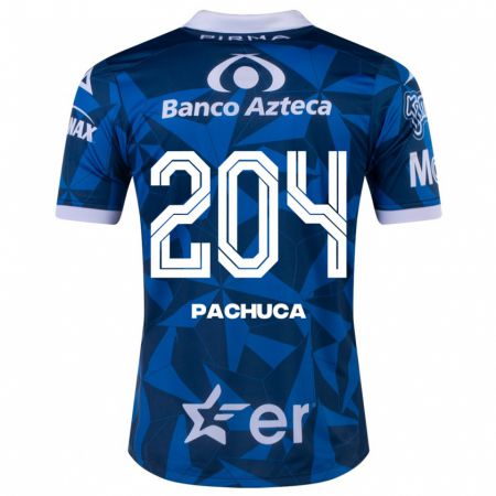 Kandiny Homme Maillot José Pachuca #204 Bleu Tenues Extérieur 2023/24 T-Shirt