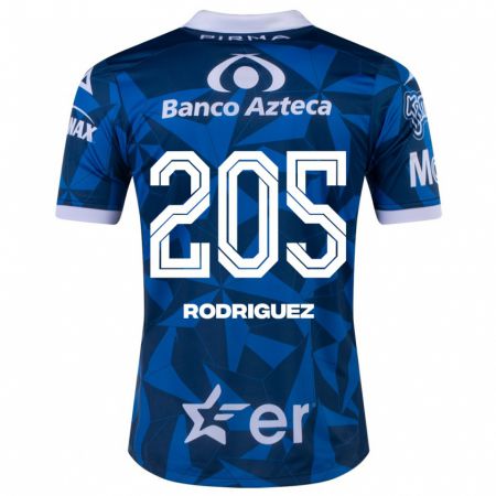 Kandiny Homme Maillot Alberto Rodríguez #205 Bleu Tenues Extérieur 2023/24 T-Shirt