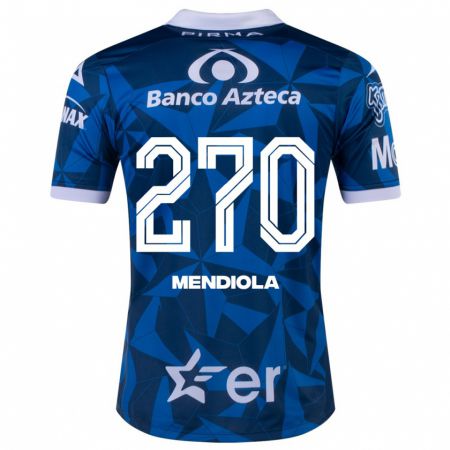 Kandiny Homme Maillot Carlos Mendiola #270 Bleu Tenues Extérieur 2023/24 T-Shirt