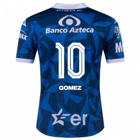 Kandiny Homme Maillot Savianna Gómez #10 Bleu Tenues Extérieur 2023/24 T-Shirt