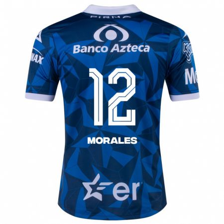 Kandiny Homme Maillot Karla Morales #12 Bleu Tenues Extérieur 2023/24 T-Shirt
