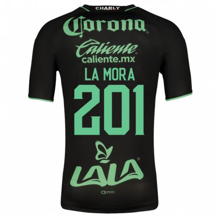 Kandiny Homme Maillot Luis De La Mora #201 Noir Tenues Extérieur 2023/24 T-Shirt
