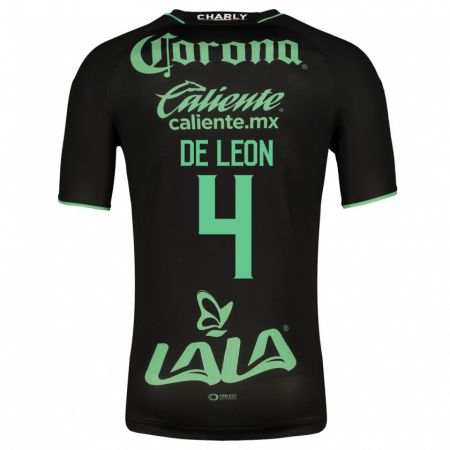 Kandiny Homme Maillot Lourdes De León #4 Noir Tenues Extérieur 2023/24 T-Shirt