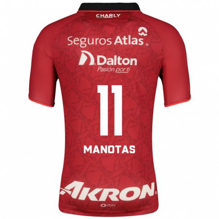 Kandiny Homme Maillot Mauro Manotas #11 Rouge Tenues Extérieur 2023/24 T-Shirt