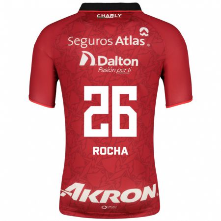 Kandiny Homme Maillot Aldo Rocha #26 Rouge Tenues Extérieur 2023/24 T-Shirt