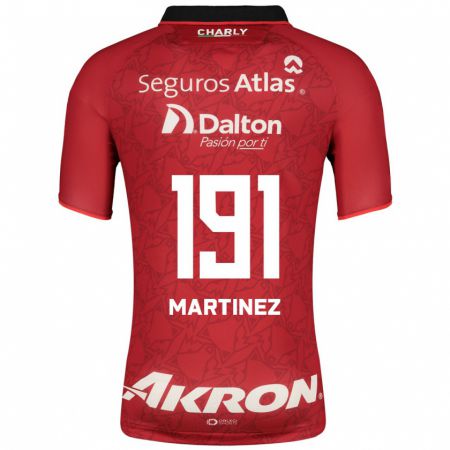 Kandiny Homme Maillot Gustavo Martínez #191 Rouge Tenues Extérieur 2023/24 T-Shirt