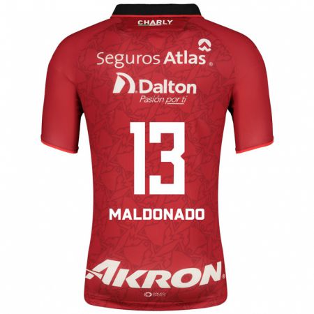 Kandiny Homme Maillot Maritza Maldonado #13 Rouge Tenues Extérieur 2023/24 T-Shirt