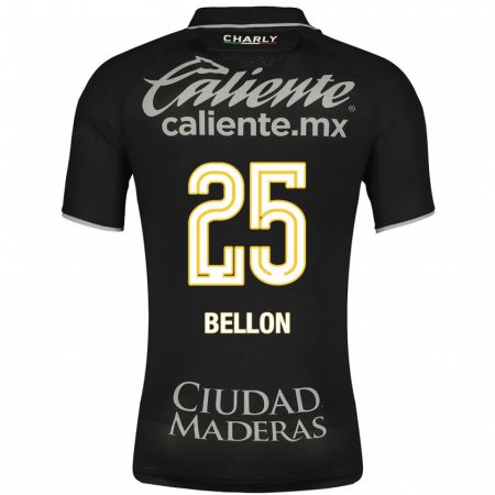 Kandiny Homme Maillot Paul Bellón #25 Noir Tenues Extérieur 2023/24 T-Shirt