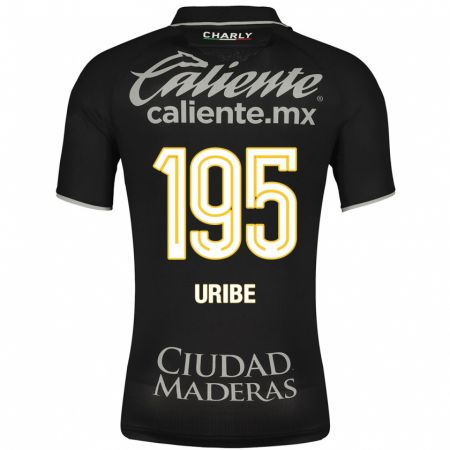 Kandiny Homme Maillot Héctor Uribe #195 Noir Tenues Extérieur 2023/24 T-Shirt