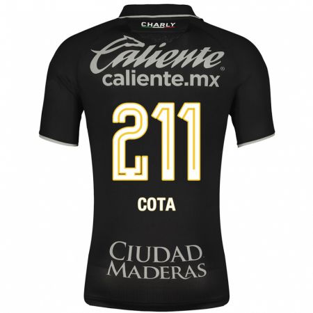 Kandiny Homme Maillot Luis Cota #211 Noir Tenues Extérieur 2023/24 T-Shirt