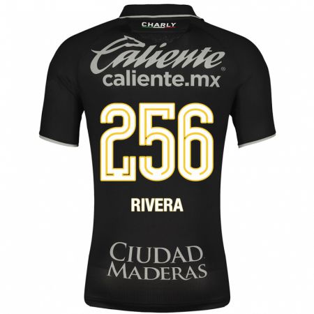 Kandiny Homme Maillot Fernando Rivera #256 Noir Tenues Extérieur 2023/24 T-Shirt