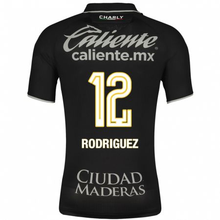 Kandiny Homme Maillot Lixy Rodríguez #12 Noir Tenues Extérieur 2023/24 T-Shirt
