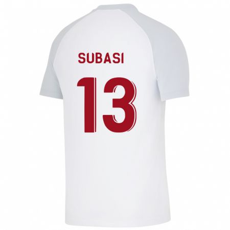 Kandiny Homme Maillot Kadir Subasi #13 Blanc Tenues Extérieur 2023/24 T-Shirt