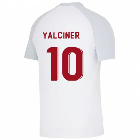 Kandiny Homme Maillot İsmigül Yalçıner #10 Blanc Tenues Extérieur 2023/24 T-Shirt