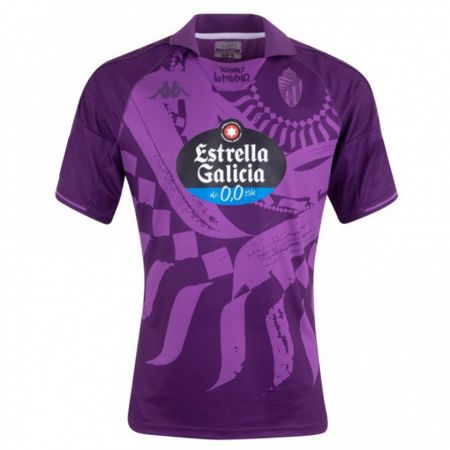 Kandiny Homme Maillot Fernando Peralta #12 Violet Tenues Extérieur 2023/24 T-Shirt