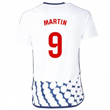 Kandiny Homme Maillot Carlos Martín #9 Blanc Tenues Extérieur 2023/24 T-Shirt