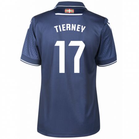 Kandiny Homme Maillot Kieran Tierney #17 Marin Tenues Extérieur 2023/24 T-Shirt