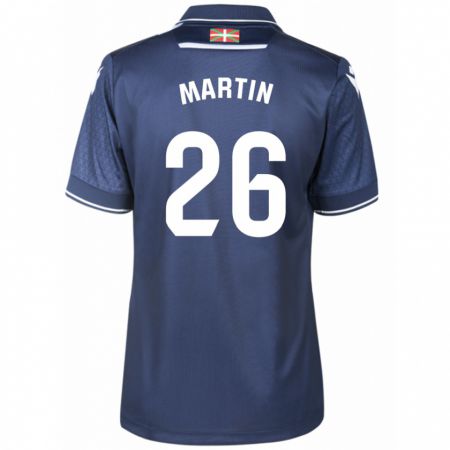 Kandiny Homme Maillot Jon Martín #26 Marin Tenues Extérieur 2023/24 T-Shirt