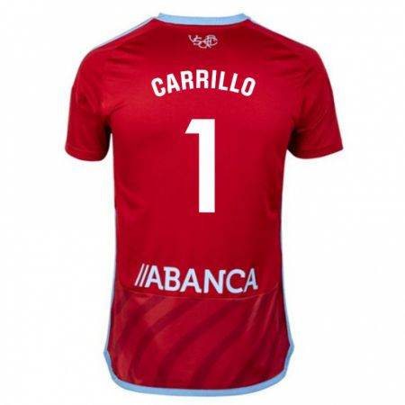 Kandiny Homme Maillot Coke Carrillo #1 Rouge Tenues Extérieur 2023/24 T-Shirt