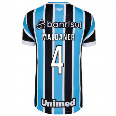Kandiny Femme Maillot Pati Maldaner #4 Bleu Tenues Domicile 2023/24 T-Shirt