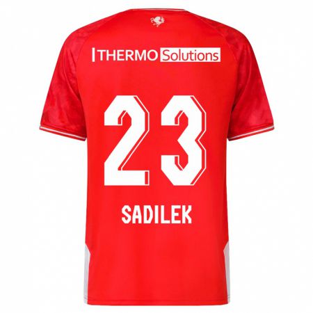 Kandiny Femme Maillot Michal Sadilek #23 Rouge Tenues Domicile 2023/24 T-Shirt