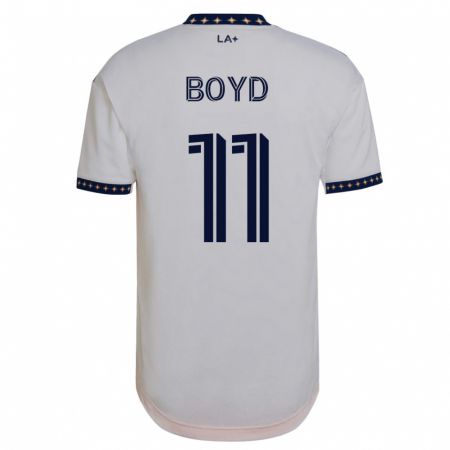 Kandiny Femme Maillot Tyler Boyd #11 Blanc Tenues Domicile 2023/24 T-Shirt