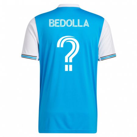 Kandiny Femme Maillot Brando Bedolla #0 Bleu Tenues Domicile 2023/24 T-Shirt