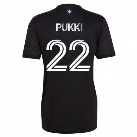 Kandiny Femme Maillot Teemu Pukki #22 Noir Tenues Domicile 2023/24 T-Shirt