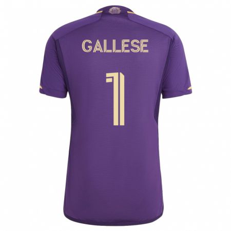 Kandiny Femme Maillot Pedro Gallese #1 Violet Tenues Domicile 2023/24 T-Shirt