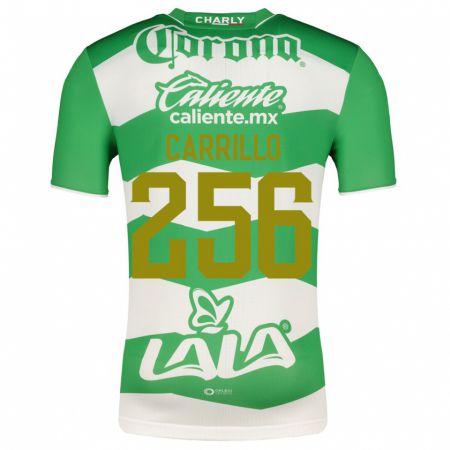 Kandiny Femme Maillot Stéphano Carrillo #256 Vert Tenues Domicile 2023/24 T-Shirt