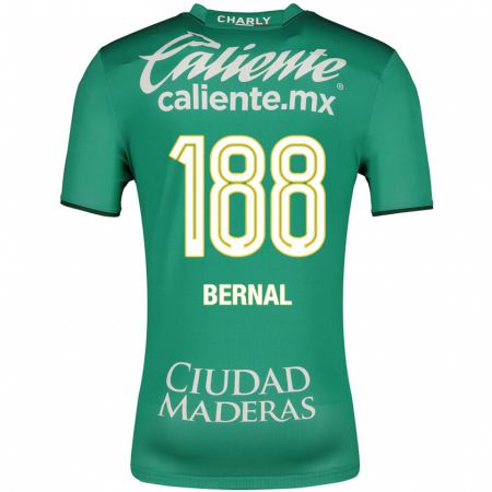 Kandiny Femme Maillot Juan Bernal #188 Vert Tenues Domicile 2023/24 T-Shirt
