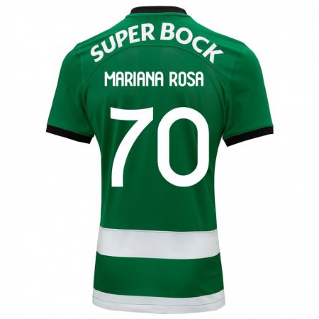 Kandiny Femme Maillot Mariana Silva Pinto Vilaça Da Rosa #70 Vert Tenues Domicile 2023/24 T-Shirt