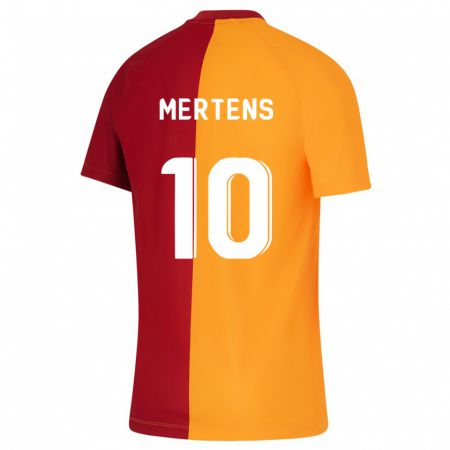 Kandiny Femme Maillot Dries Mertens #10 Orange Tenues Domicile 2023/24 T-Shirt
