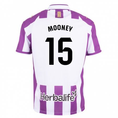 Kandiny Femme Maillot Fionn Mooney #15 Violet Tenues Domicile 2023/24 T-Shirt